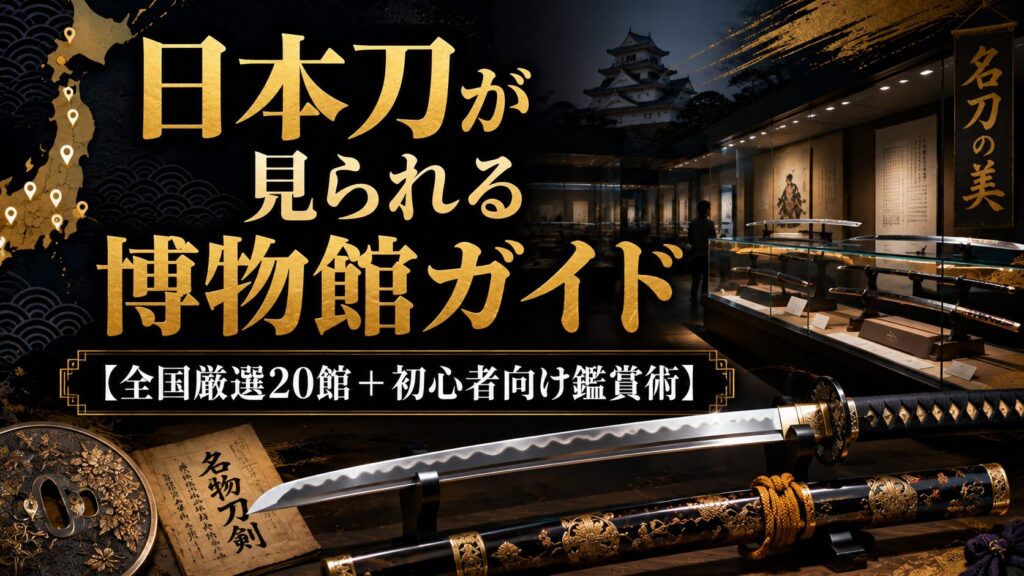 日本刀が見られる博物館ガイド【全国厳選20館＋初心者向け鑑賞術】