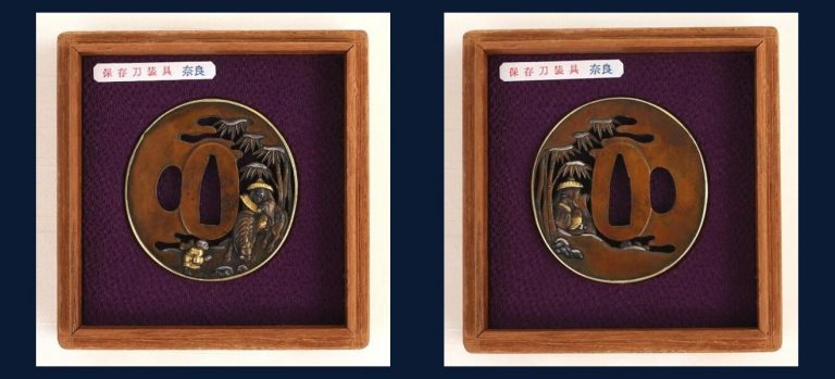 李白図鐔 無銘 奈良